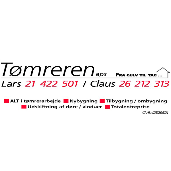 Tømreren ApS Fra Gulv Til Tag - En