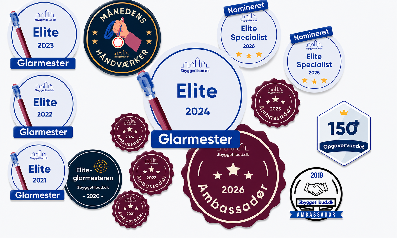 Elitekåret glarmester og Ambassassadør siden 2019 