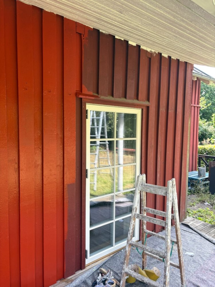Udendørs malerarbejde