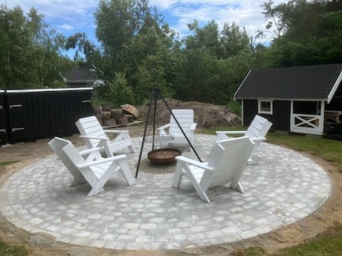 Bålplads lavet i Ålbæk