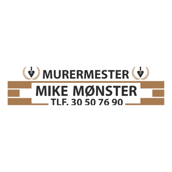Murermester Mike Mønster logo